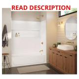 Bootz NexTile 32x60x60 Tile Tub Kit White