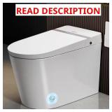 Smart Bidet Toilet Dual-Flush GPF White