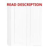 Shaker Satin White Wall Cabinet