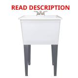 Thermoplastic Utility Tub with Grey Legs