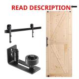 Barn Door & Hardware Kit: 30x84 Wood Door