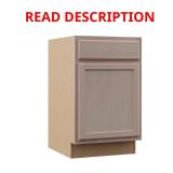 Unfinished 21x24x34.5 Kitchen Cabinet Base