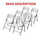 Metal Frame Folding Chair Set (6)