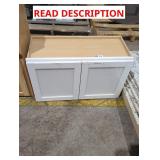 30" x 13" x 18" White Wall Cabinet