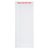 1-Panel Door, White Primed Shaker 80 x 18