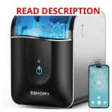 9" 33 lb/day Portable Nugget Ice Maker, Black