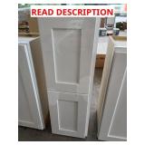 36"x12"x12" white 2 door kitchen cabinet