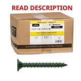 Torx Cement Board Screws #9 x 1-5/8 in (4000)