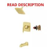 Bruxie 1-Handle Tub Faucet Brushed Gold
