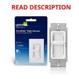 Leviton Decora SureSlide 600W Dimmer Switch