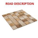 Rio Mesa Desert Sand Ceramic Mosaic Tile