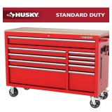 Modular Tool Storage 52"W Red Workbench