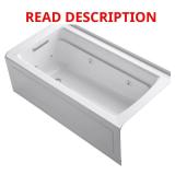 Archer 5 ft Left-Drain Whirlpool Bathtub