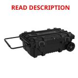 23 in. Black Rolling Toolbox with Lock