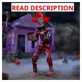 6 ft Halloween Checkmate Chuckles LED Anim