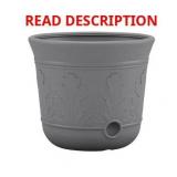 Suncast 300 ft Heavy Duty Garden Pot, Gray