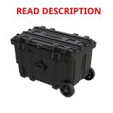 23 in. Black Rolling Toolbox with Tray