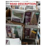 SKID LOT: ASSORTED CHRISTMAS TREES(4xBID)