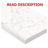 (2) Carrara White Marble Threshold Tile