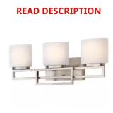 Tustna 26 in. 3-Light Vanity Light w/ Glass