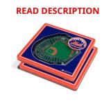 MLB New York Mets 3D StadiumViews Coasters