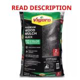 Vigoro 2 cu. ft. Black Wood Mulch
