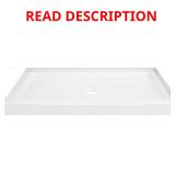Delta Classic 500 Shower Base 34W x 48L White