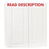 Hampton Satin White Wall Cabinet