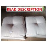 Outdoor cushions for patio furniture