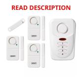 Wireless Home Security Door/Window Alarm Kit
