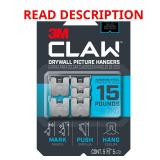 3M Claw Drywall Picture Hanger 15 lb 5 pk