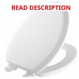 Richfield Enameled Wood Toilet Seat, White