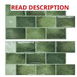 Green 12x6 Vinyl Peel & Stick Backsplash