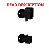 6 in. W Black Aluminum Deck Railing Connector