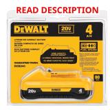 DeWalt 20V MAX DCB240 4Ah Battery 1pc