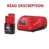 Milwaukee M12 Lithium-Ion 1.5Ah Battery w/ Charge