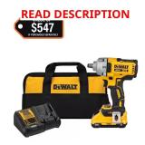 DEWALT 20V 1/2 in. Impact Wrench, 4Ah