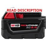Milwaukee 48-11-1850 M18 Redlithium 5.0Ah Pack