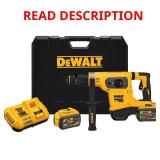 DEWALT FLEXVOLT 60V Rotary Hammer + 9Ah Batts