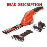 Cordless 3.6V Garden Shears & Trimmer **BATTERY A