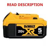20-Volt MAX XR Premium 5.0Ah Battery Pack