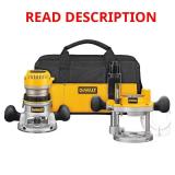 12 Amp Corded Router Kit with Plunge HP