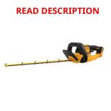 FLEXVOLT 60V Hedge Trimmer (Tool Only)