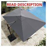 Skid Lot 2- 9 ft x 12 ft Cantilever Umbrella, **
