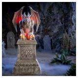5.5 FT Grave & Bones LED Gargoyle