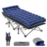 XL Folding Bed Cot 3.3in Mattress 75x28