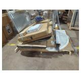 Skid Lot: Blinds, Window Well, Door, Table Top