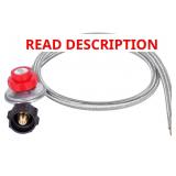 GasSaf 4FT 10 PSI Propane Regulator