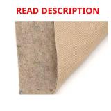 All-Surface 6 ft Round Rug Pad, Fiber/Rubber