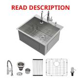 Drop-In Sink, 16-Gauge Stainless